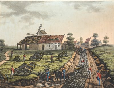 Part of the Village of Mont St Jean by James Rouse